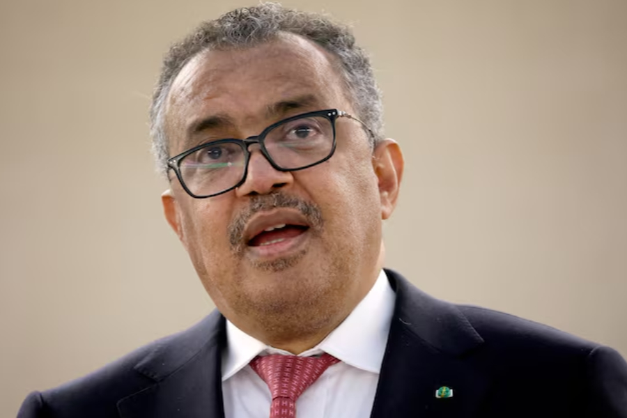 Tedros Adhanom Ghebreyesus, Director-General of the World Health Organization (WHO) at the United Nations in Geneva, Switzerland, May 24, 2022.