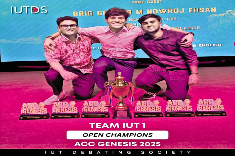 Winners of ACC Genesis 2025 held at Adamjee Cantonment College, Dhaka recently