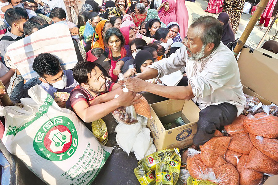 People from the working-class backgrounds are struggling to receive TCB essential commodities