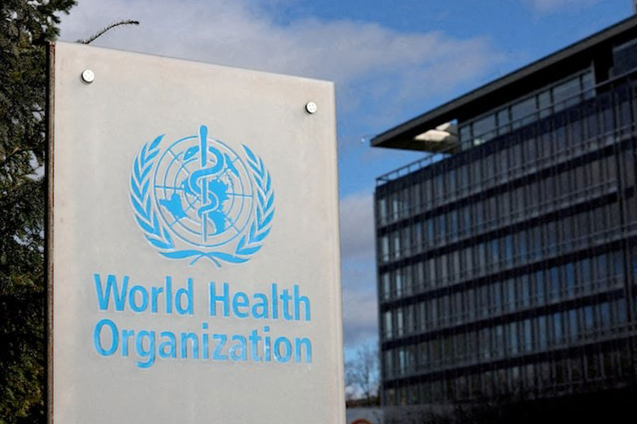 The World Health Organization (WHO) headquarters in Geneva, Switzerland, January 28, 2025.