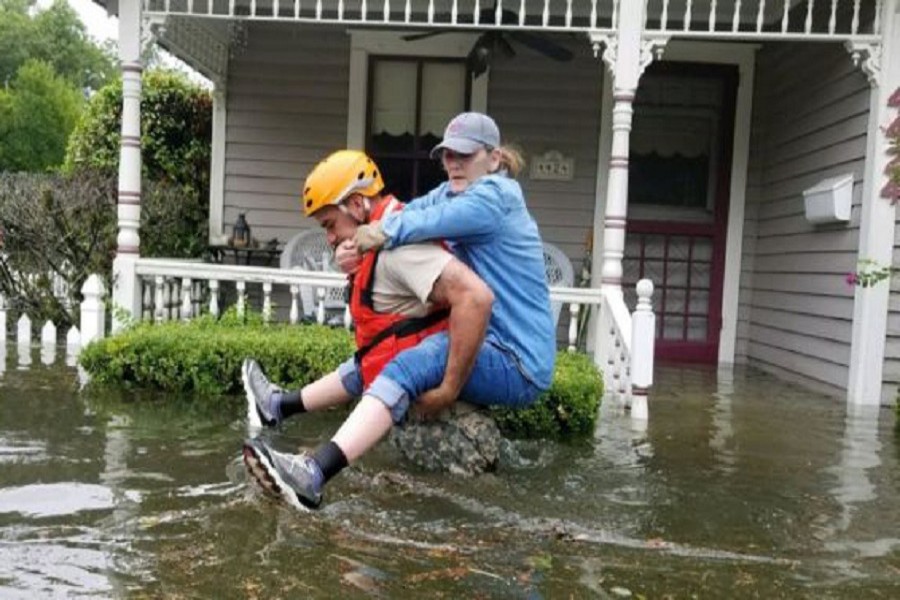 More than 3,000 National Guard members are on-hand to help in Houston and elsewhere. Reuters
