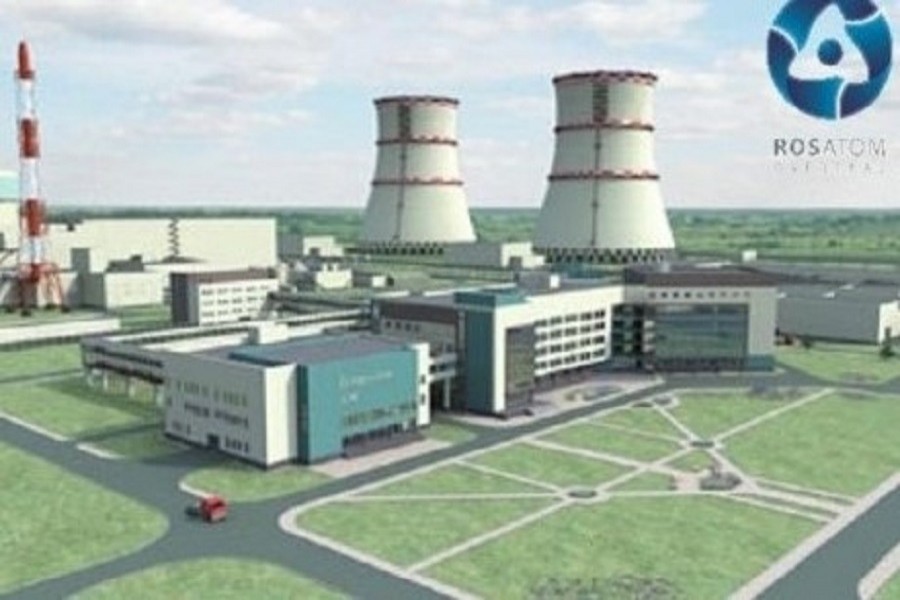 Rooppur Power Plant has been illustrated in this photo used for representation purpose only