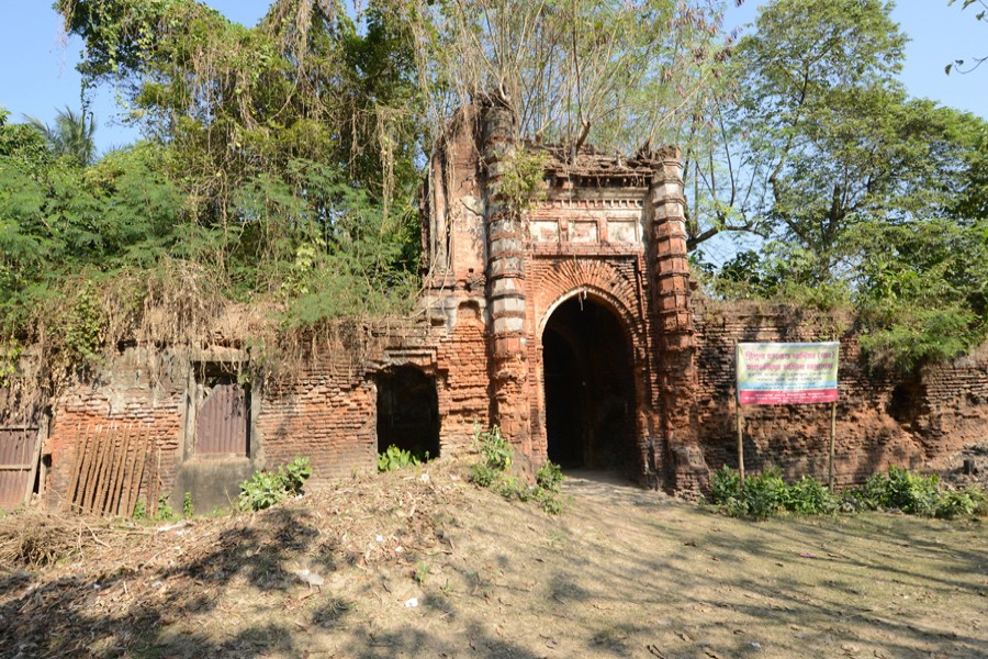 Sreepur Zamindar Bari under Sreepur upazila in Magura. — FE Photo