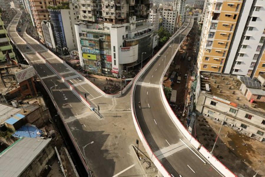 A snapshot of an infrastructural development initiative in the city