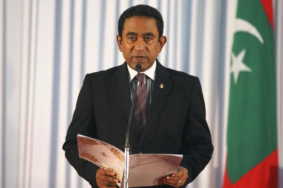 Maldivian president Yameen Abdul Gayoom. - Reuters