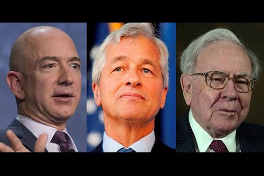 Amazon Berkshire Hathaway & JPMorgan Chase to partner on US employee healthcare. Image derived from Youtube