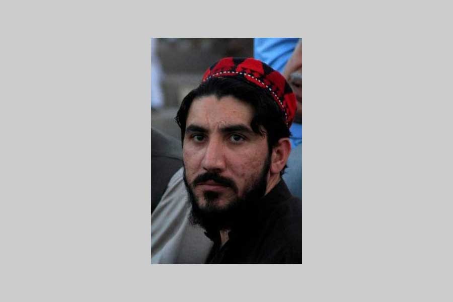 Manzoor Pashteen, student activist and leader of the Pashtun Protection Movement is seen during a rally in Lahore, Pakistan on April 22, 2018. | Photo Credit: REUTERS