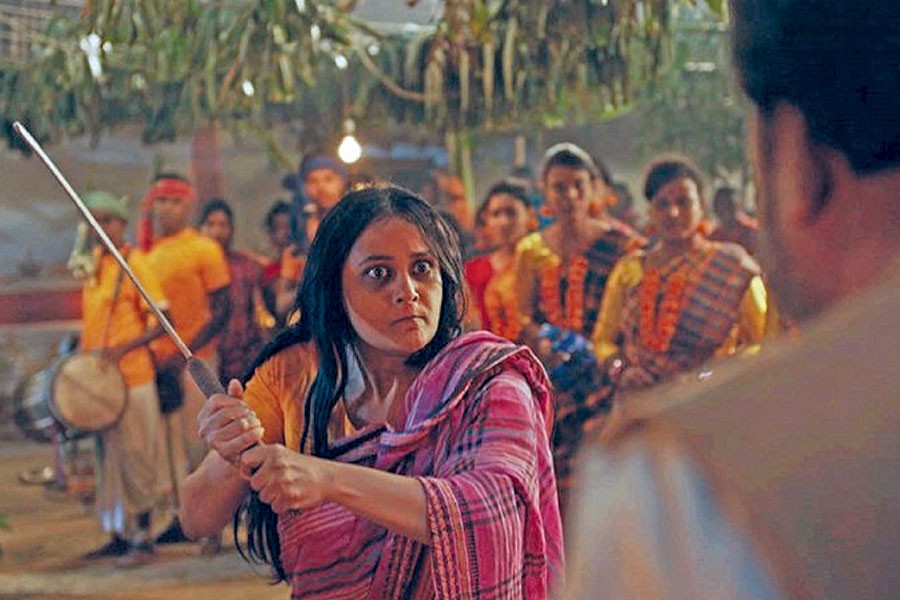 A still from Amitabh Reza Chowdhury's upcoming web-series Dhaka Metro Ga 9106.