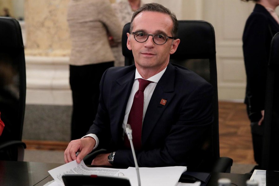 Germany's Foreign Minister Heiko Maas attending a EU Foreign Ministers informal meeting in Vienna, Austria on Friday — Reuters