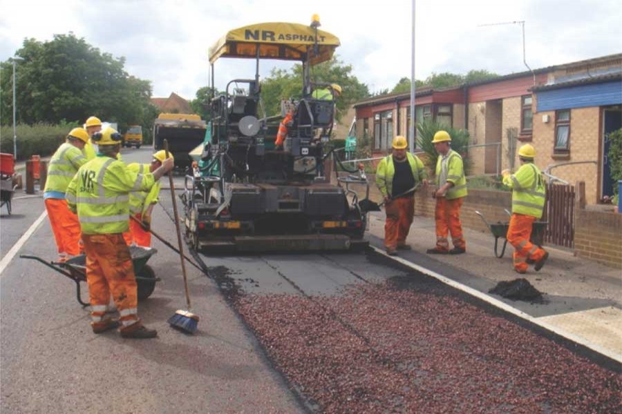 The methods of constructing roads have changed a lot since the first roads were built around 4,000 BC - made of stone and timber. The first Roman roads were stone paved, built in North Africa and Europe for military operations. Road construction techniques were gradually improved by the study of road traffic, stone thickness, road alignment, and slope gradients, developing to use stones that were laid in a regular, compact design, and covered with smaller stones to produce a solid layer. Modern roads tend to be constructed using asphalt and/or concrete. — Designing Building Wki Newsletter, September, 2018