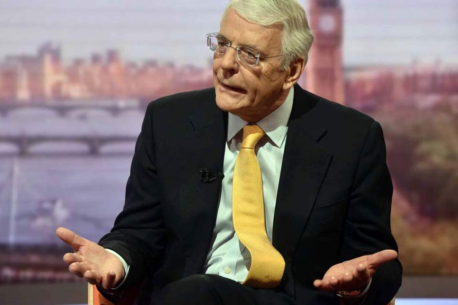Former British PM Sir John Major - Reuters photo