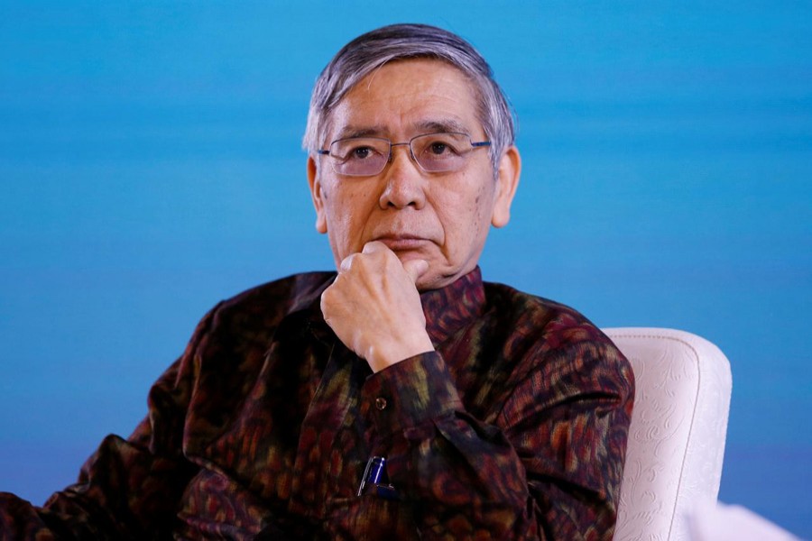 Bank of Japan governor Haruhiko Kuroda attends a seminar at the International Monetary Fund - World Bank Group Annual Meeting 2018 - in Nusa Dua, Bali, Indonesia, October 13, 2018. Reuters