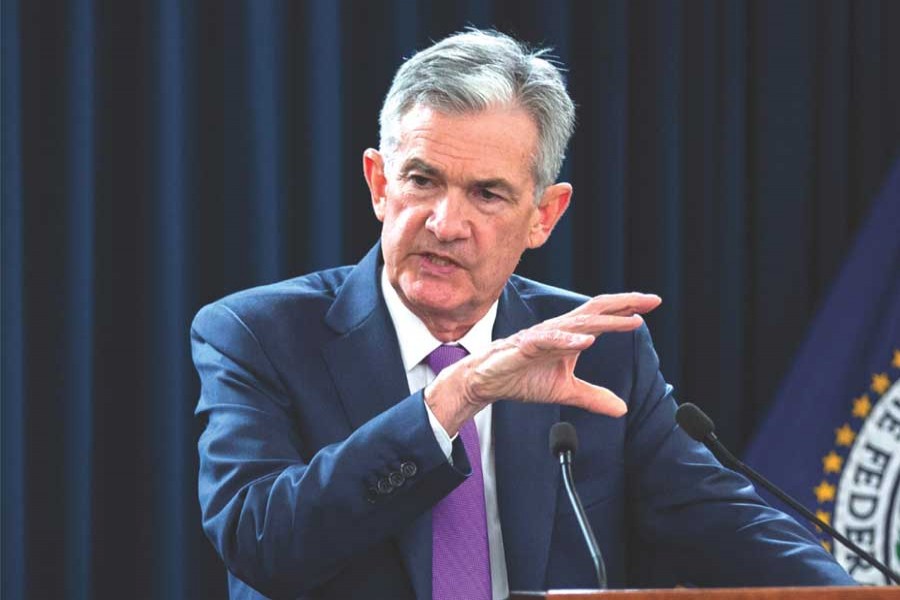 US FEDERAL RESERVE CHAIRMAN JEROME POWELL ADDRESSES A PRESS CONFERENE IN WASHINGTON ON SEPTEMBER 26, 2018: The Federal Reserve raised interest rates on September 26, 2018 for the third time this year and signalled they will raise rates again in December.