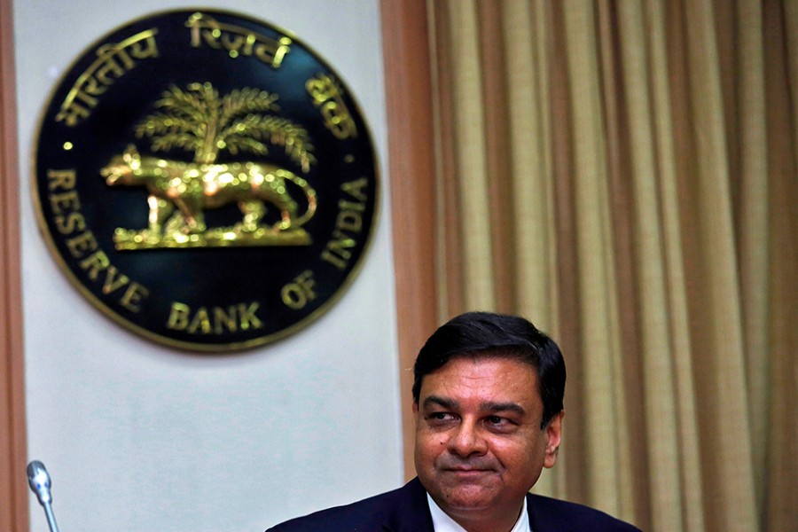 Reserve Bank of India Governor Urjit Patel seen in this undated Reuters photo