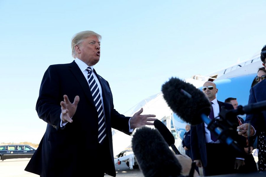 Donald Trump in Nevada on October 20, 2018 speaks about withdrawal from START. He said: 'We're going to terminate the agreement and we're going to pull out.' —Photo: Reuters