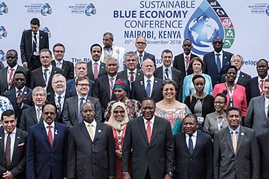 Participants at the three-day Sustainable Blue Economy Conference which concluded in Nairobi, Kenya on November 28, 2018. — BBC