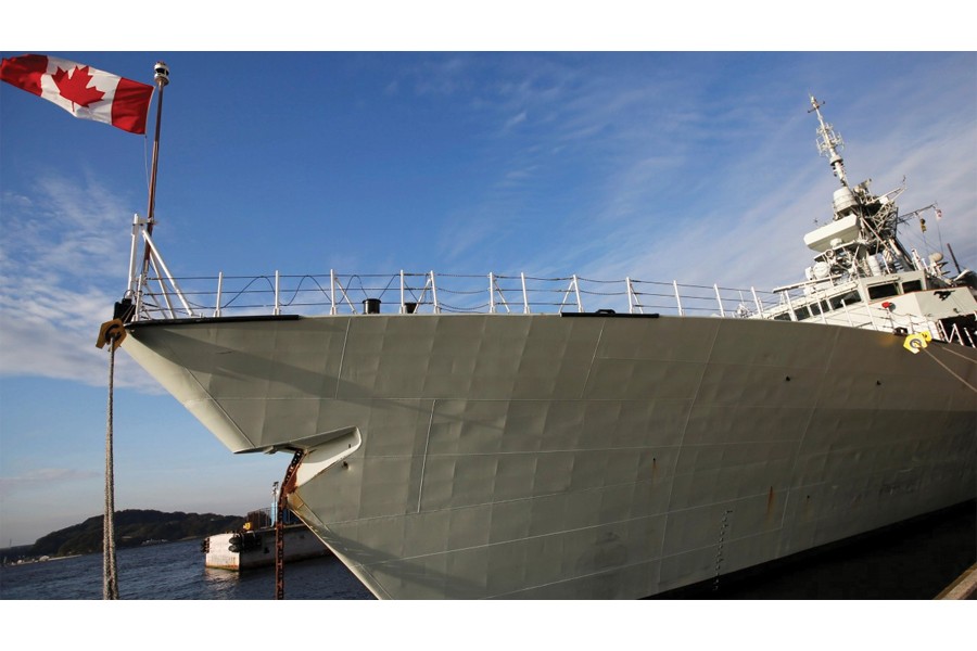 Built to hunt Russian submarines, Canadian frigate HMCS Calgary is instead chasing Japanese and US subs in western Pacific drills as Canada joins other maritime nations in seeking to contain Chinese influence in the Indo-Pacific region. —Courtesy Open Paper, November 08, 2018 via the Internet