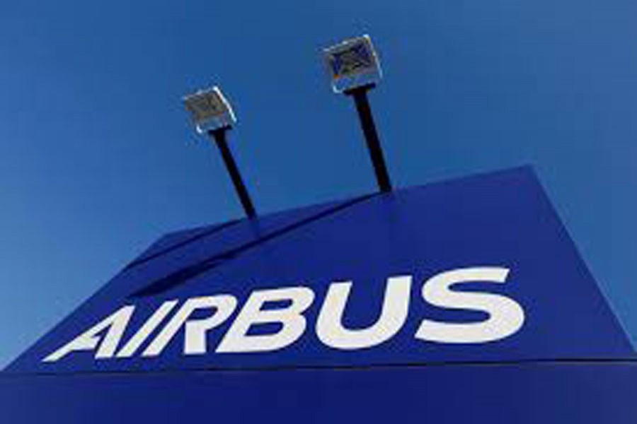 The Airbus logo is pictured at Airbus headquarters in Blagnac near Toulouse, France — Reuters
