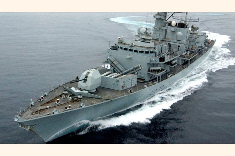 HMS Montrose was shadowing a British tanker as it moved into the Strait of Hormuz on Wednesday — Reuters