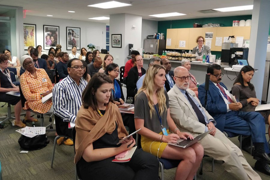 Participants are seen at a dialogue titled “Addressing an Understated Issue in the SDG Discourse: Contribution of the Southern Non-State Actors”, recently held in New York