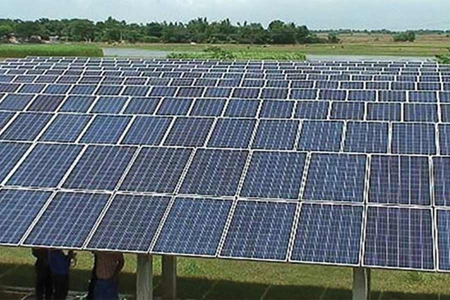 13,000 'char' villagers of the country come under solar power network in September last year —Credit: BSS