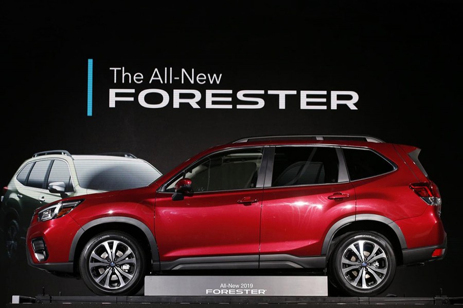 The 2019 Subaru Forester is presented at the New York Auto Show in the Manhattan borough of New York City, New York, US on March 28, 2018 — Reuters/Files