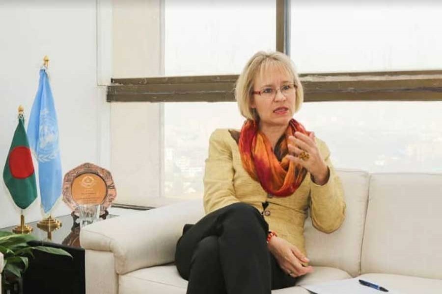 UN Resident Coordinator in Bangladesh Mia Seppo is seen in this photo - File photo/Collected