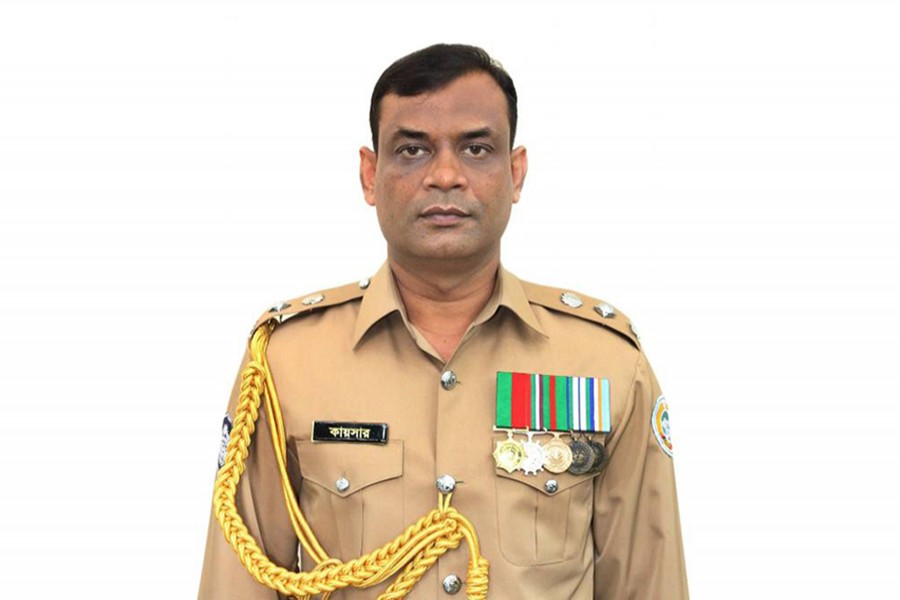 Sarkar Mohammad Kaisar, the Police Superintendent of Bhola district seen in this file photo — via UNB