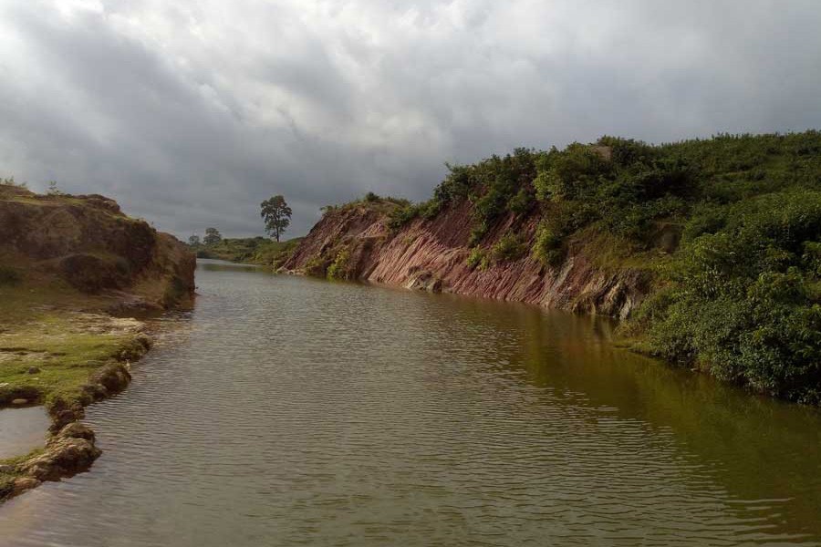 The Someswari river runs quietly — FE Photo