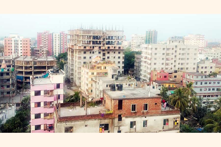 A top view of the Cumilla city — FE Photo