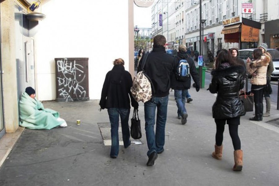 Inequality out in the open. —Credit: A.D. McKenzie/IPS