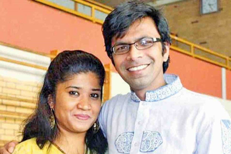 Maasranga Television news editor Sagar Sarowar and his wife ATN Bangla senior reporter Meherun Runi were found dead at their rented apartment in the city’s West Rajabazar area on 11 February 2012 — UNB