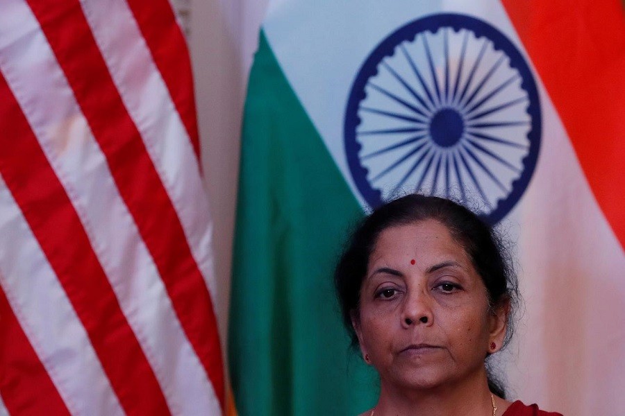 India's Finance Minister Nirmala Sitharaman attends a joint news conference with US Treasury Secretary Steven Mnuchin in New Delhi, November 01, 2019. — Reuters/Files