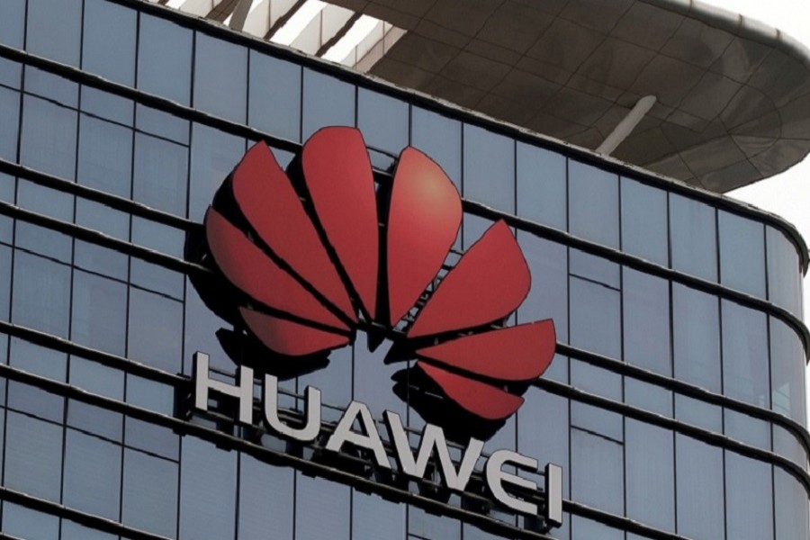 The Huawei logo is pictured outside Huawei's factory campus in Dongguan, Guangdong province, China, March 25, 2019 — Reuters/Files