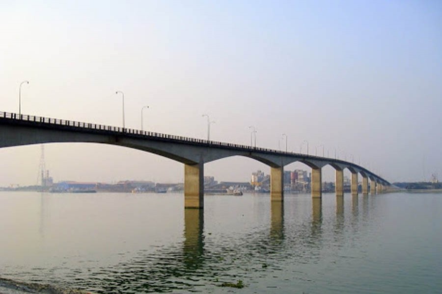 File photo of Meghna bridge