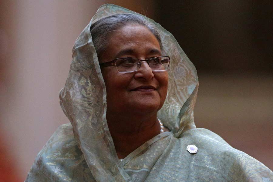 Sheikh Hasina's government positioned Bangladesh's economy as another haven for multinational companies looking to diversify away from China. –Reuters file photo