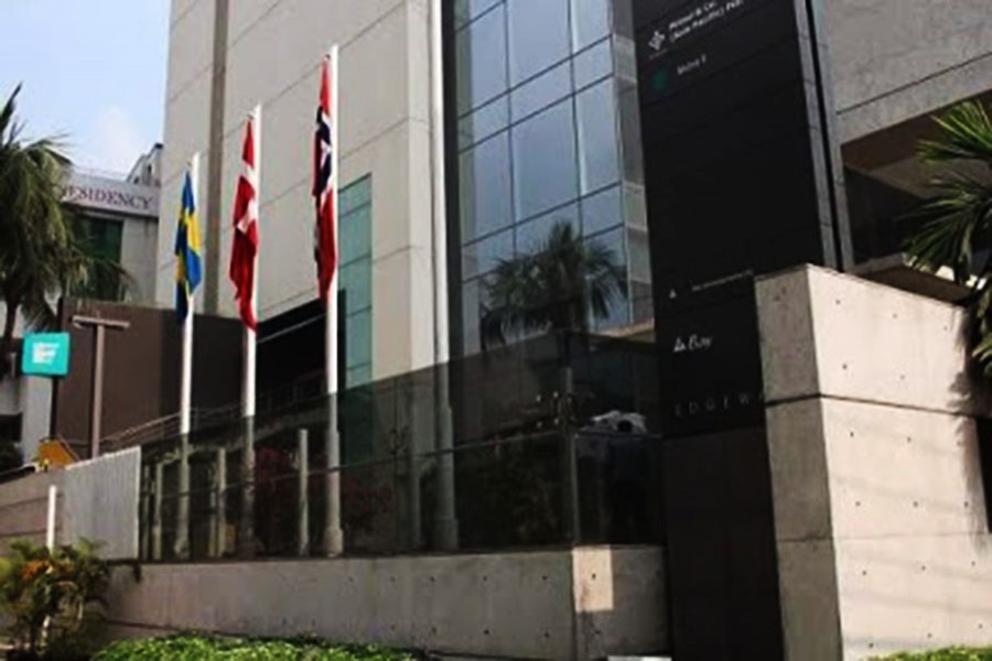 File photo of Embassy of Switzerland in Dhaka