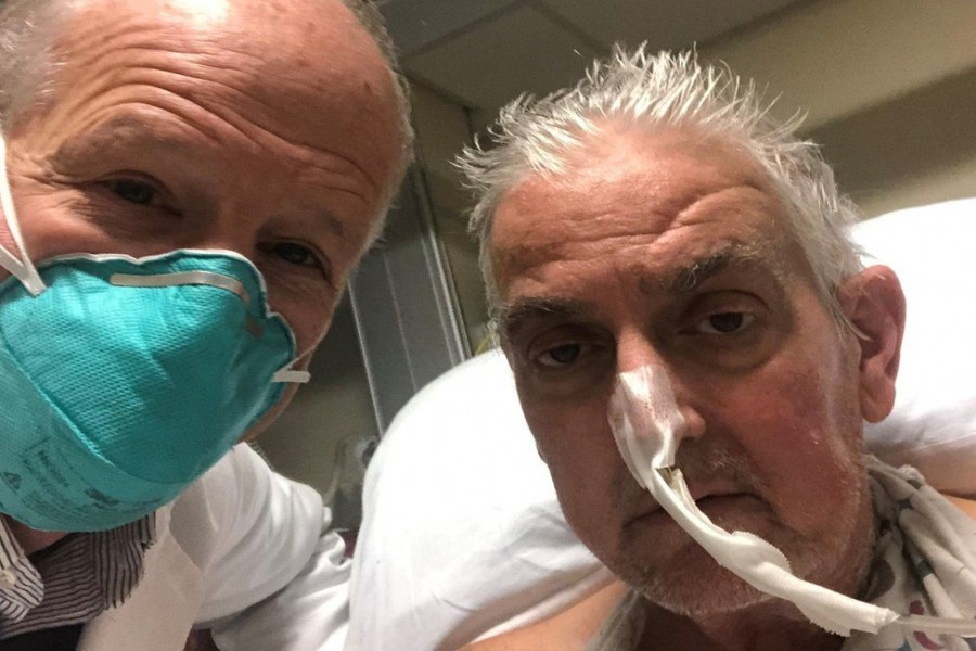 David Bennett. Photo: UNIVERSITY OF MARYLAND SCHOOL OF MEDICINE via BBC