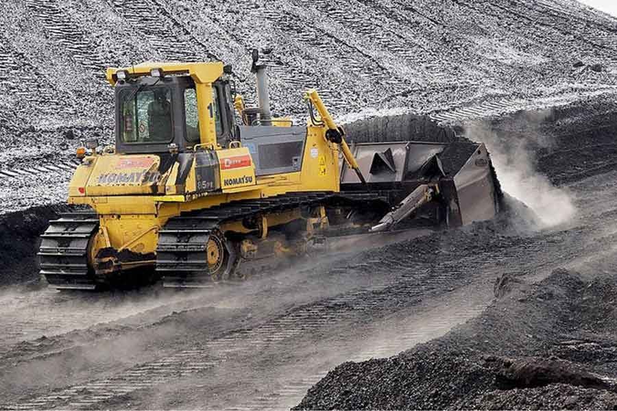A coal mine in Indonesia
