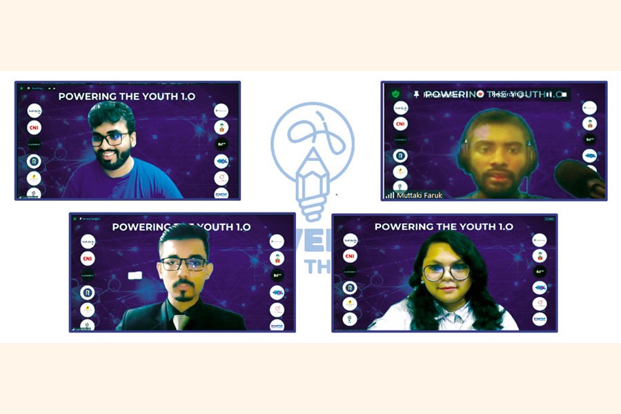 Discussants of the session ‘Powering the youth 1.0’ held online recently