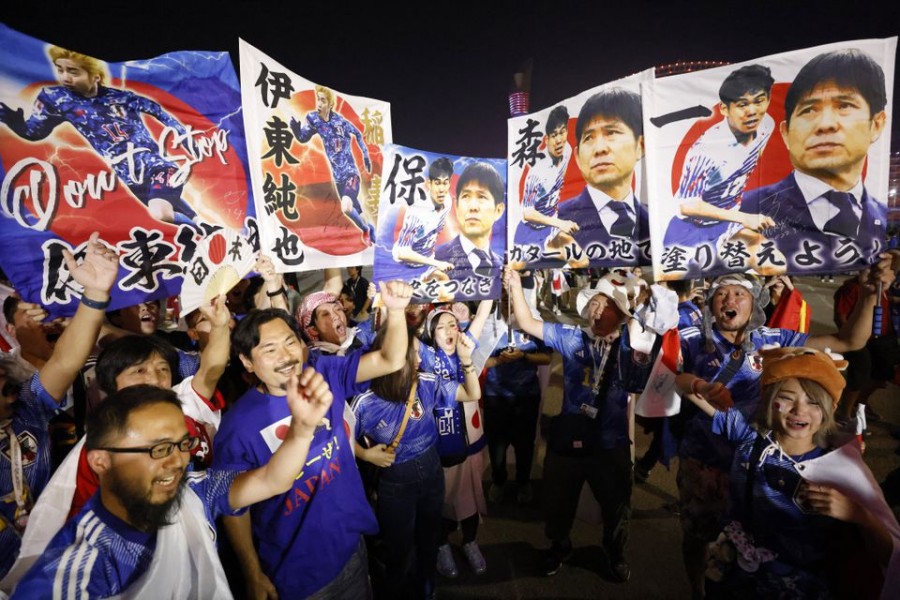 Japan fans celebrate outside Khalifa International Stadium in Doha after the match against Spain as Japan qualify for the knockout stages on December 2, 2022 Brazil's Neymar is pictured after the Group G match in FIFA World Cup Qatar 2022 against Serbia at Lusail Stadium in Lusail, Qatar on November 24, 2022 — Reuters photo
